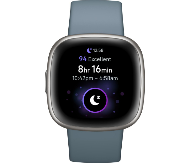 Google Fitbit Versa 4 niebiesko platynowy - 1066937 - zdjęcie